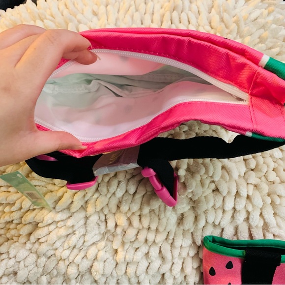 Ulta Watermelon Fanny Waist Pack Bag and Coozy Set - Picture 9 of 12